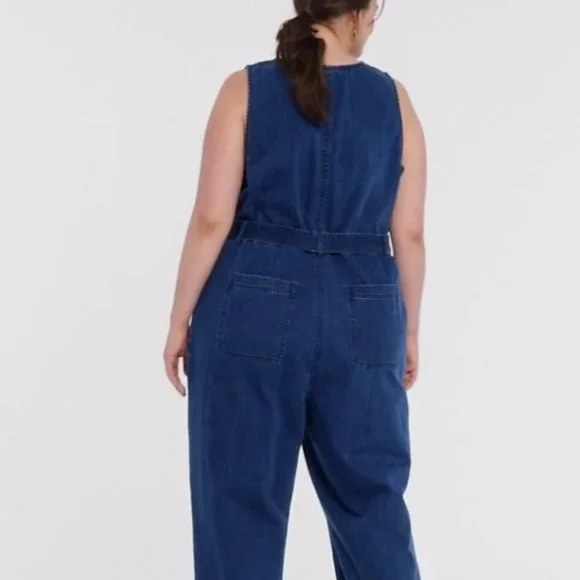 Rachel Comey  - Denim Jumpsuit - Picture 2 of 9